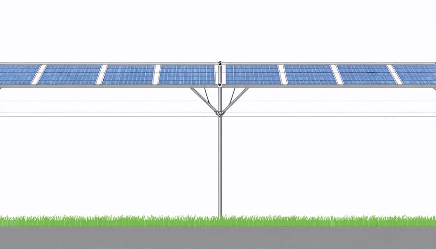 Instructional diagram demonstrating how to properly install plastic sheeting for garden solarization