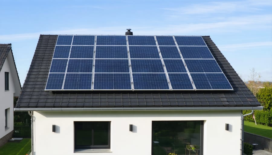 Home-mounted solar water generator with collection panels and storage system